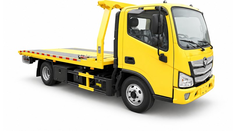 Foton flatbed wrecker truck