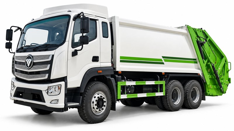 Foton garbage compactor truck